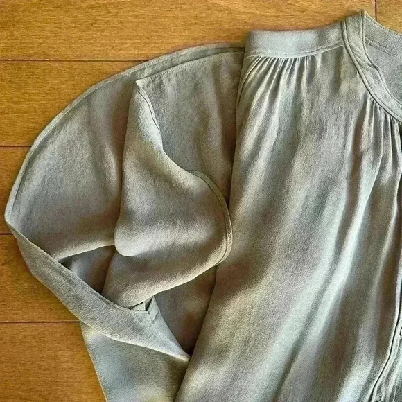 Babaton | Aritzia taupe 100% silk dress long top size small - Picture 4 of 5